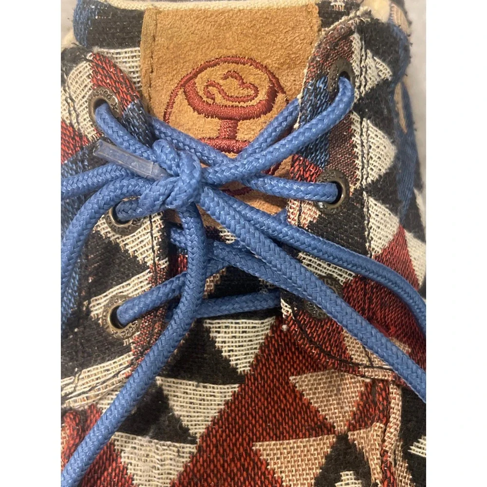 Twisted X Hooey Shoes Womens 7 Loper Southwestern Geometric Moc Toe Sneakers